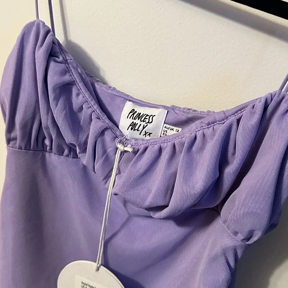 NWT Princess Polly Lilac Mini Dress - Picture 8 of 8